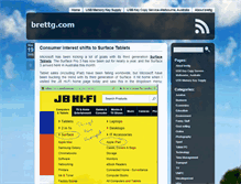 Tablet Screenshot of brettg.com